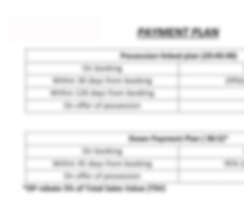 Neoliv Plots Khopoli Payment Plan